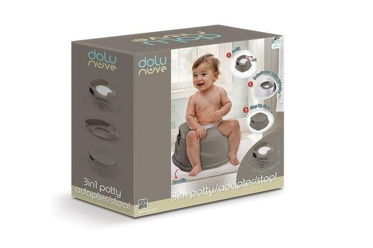 Dolu, nocnik 3w1, szary