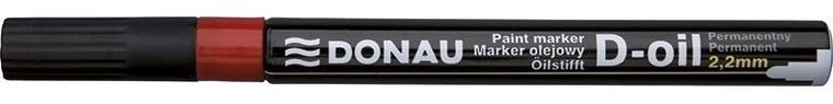 Donau, D-Oil, marker olejowy, czerwony, 2,2 mm, 1 szt.