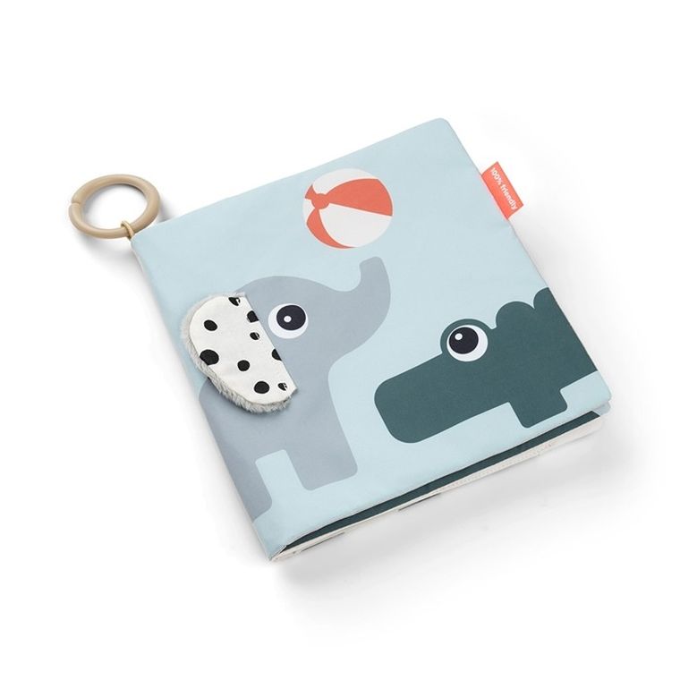 Done by Deer, miękka książeczka do zabawy na brzuchu