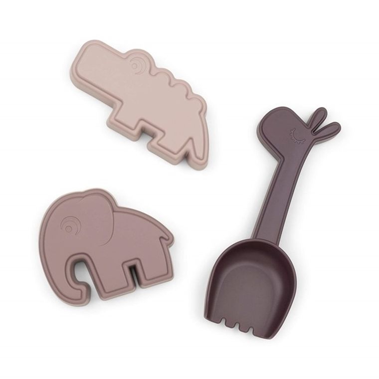 Done by Deer, zestaw do piaskownicy, powder, 3 szt.