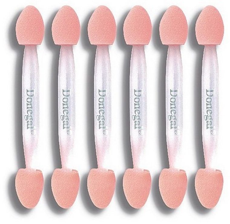 Donegal, aplikator do cieni, gąbka, 6 szt.