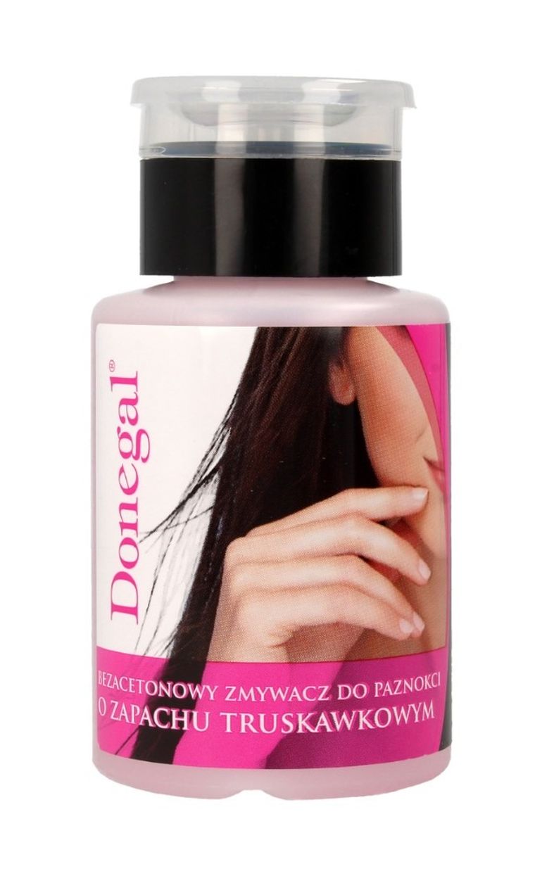 Donegal, bezacetonowy zmywacz do paznokci, z dozownikiem, 150 ml