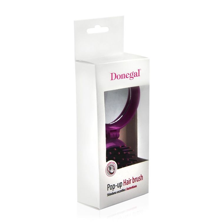 Donegal, Pop up, szczotka składana, z lusterkiem