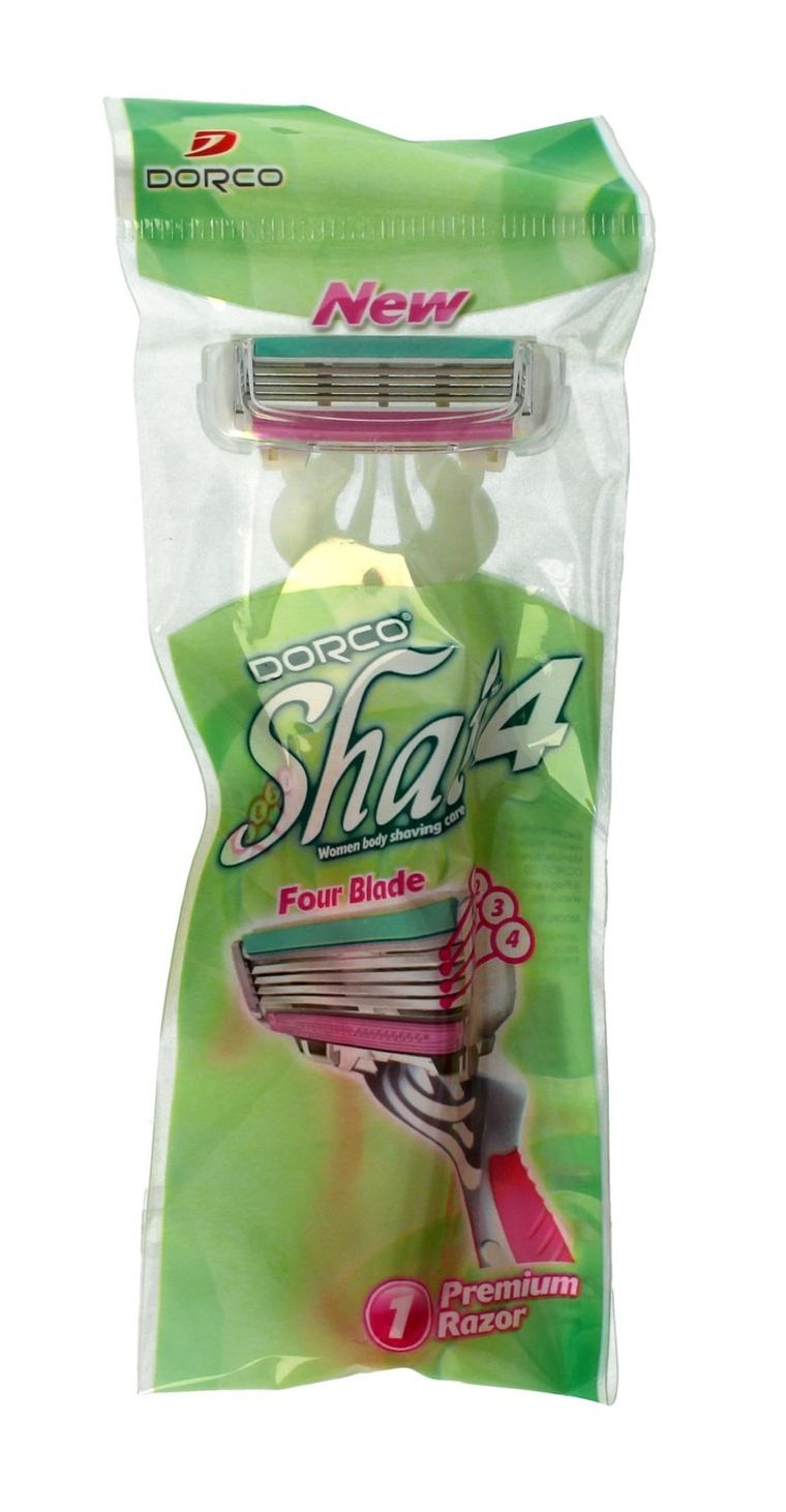Dorco, Shai, 4 ostrza, maszynka do golenia dla kobiet, 1 szt.