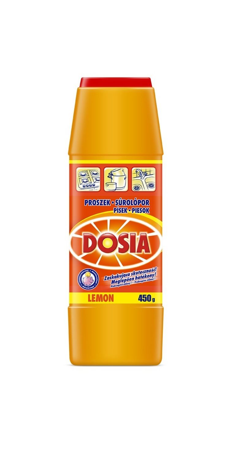 Dosia, Lemon, proszek do czyszczenia, 450g