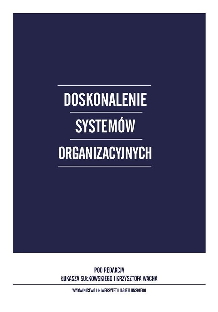 Doskonalenie systemów organizacyjnych