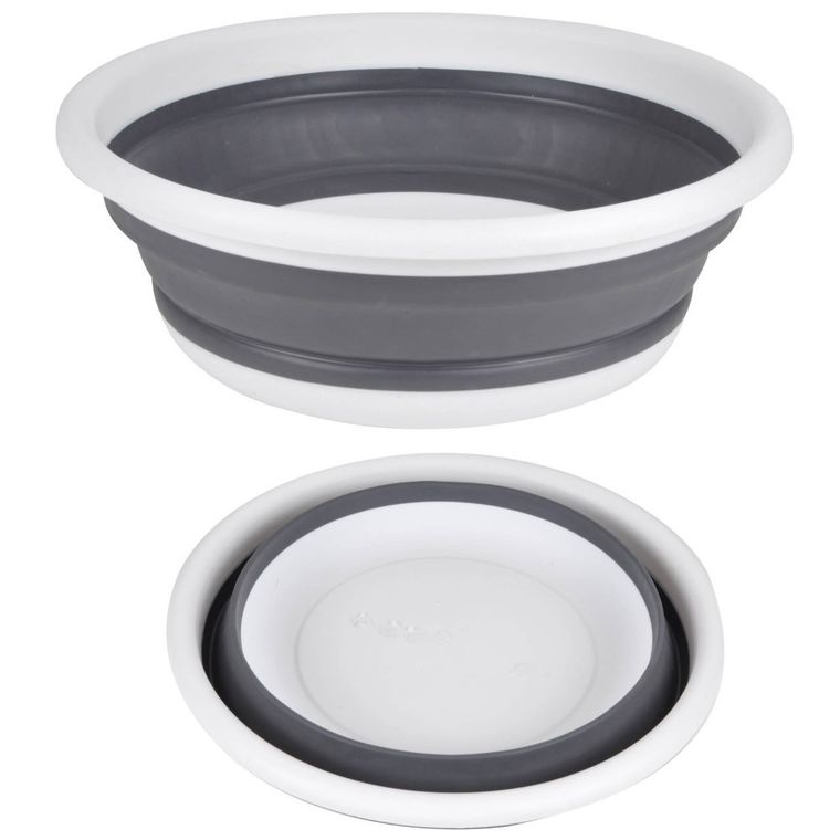 Douceur d, intérieur, miska składana silikonowa, 9l, antracytowa