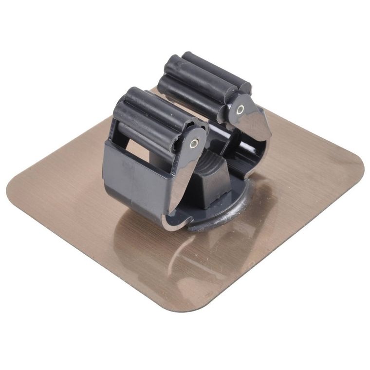 Douceur d, intérieur, samoprzylepny uchwyt na miotłę, 9-9 cm, antracytowy