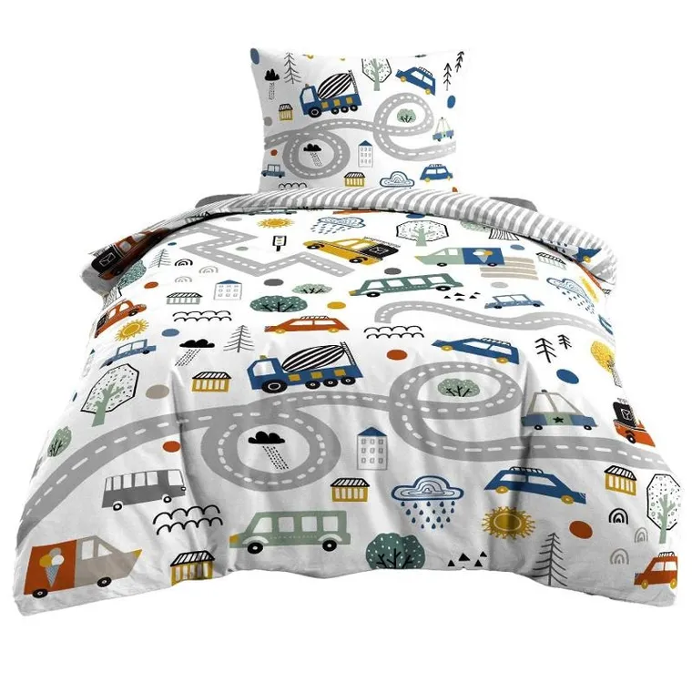 Douceur D'intérieur, Autka, 2-częściowy komplet pościeli bawełnianej, 140-200 cm