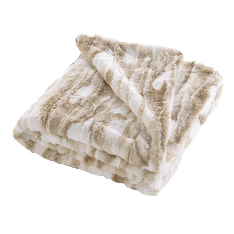 Douceur D'intérieur, Chayenne, pluszowy koc ze sztucznego futra