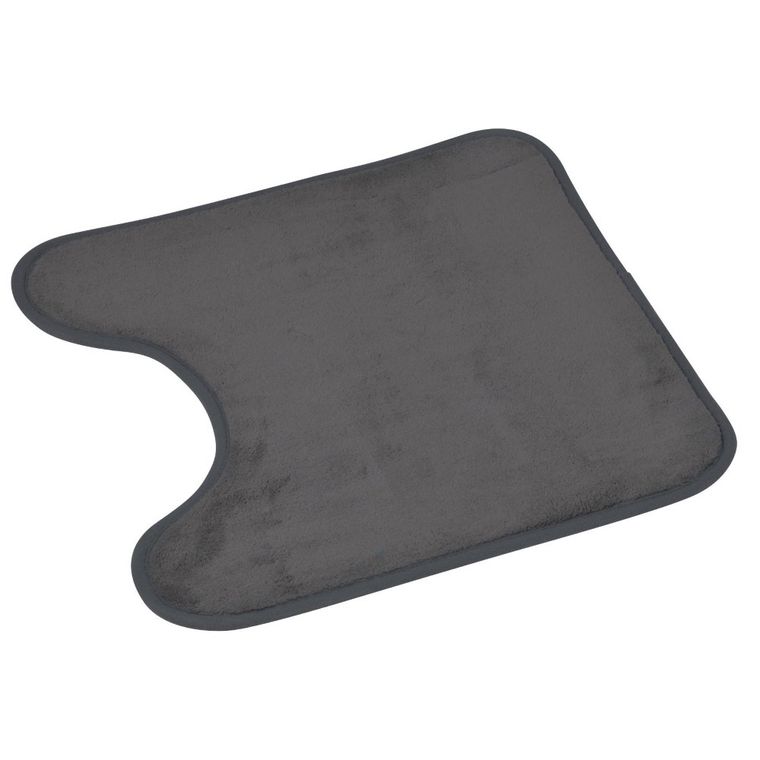Douceur d'intérieur, dywanik pod WC, Vitamine, 45-45 cm, ciemnoszary