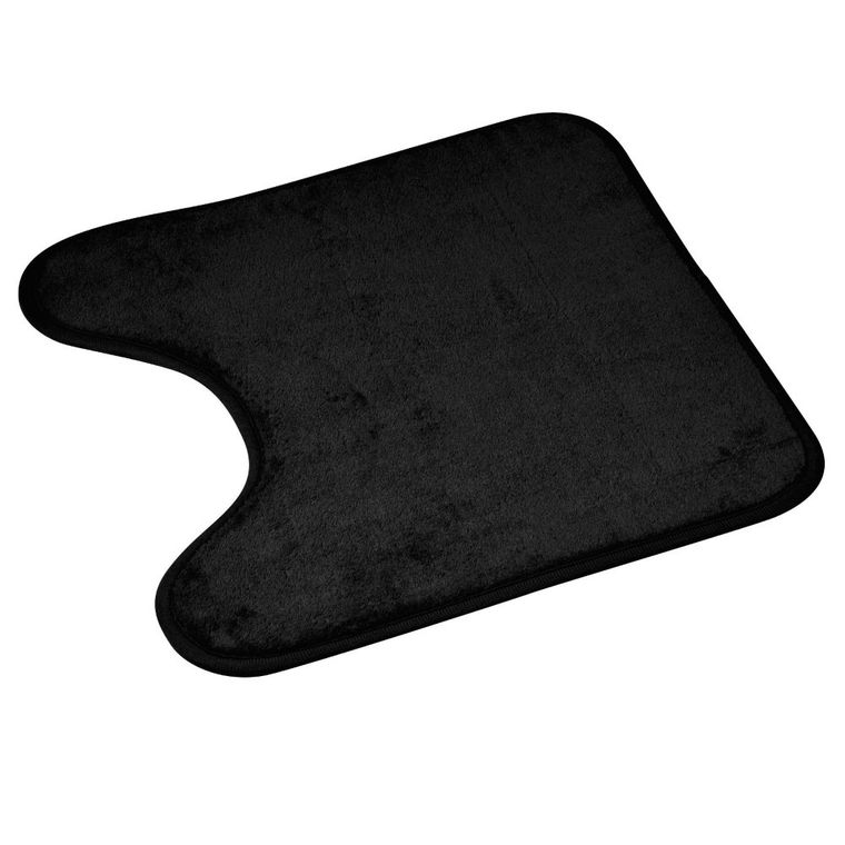 Douceur d'intérieur, dywanik pod WC, Vitamine, 45-45 cm, czarny