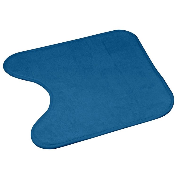 Douceur d'intérieur, dywanik pod WC, Vitamine, 45-45 cm, granatowy