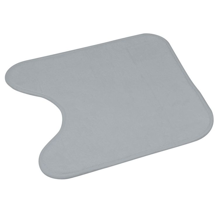 Douceur d'intérieur, dywanik pod WC, Vitamine, 45-45 cm, szary