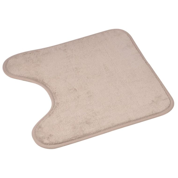 Douceur d'intérieur, dywanik pod WC, Vitamine, 45-45 cm, taupe