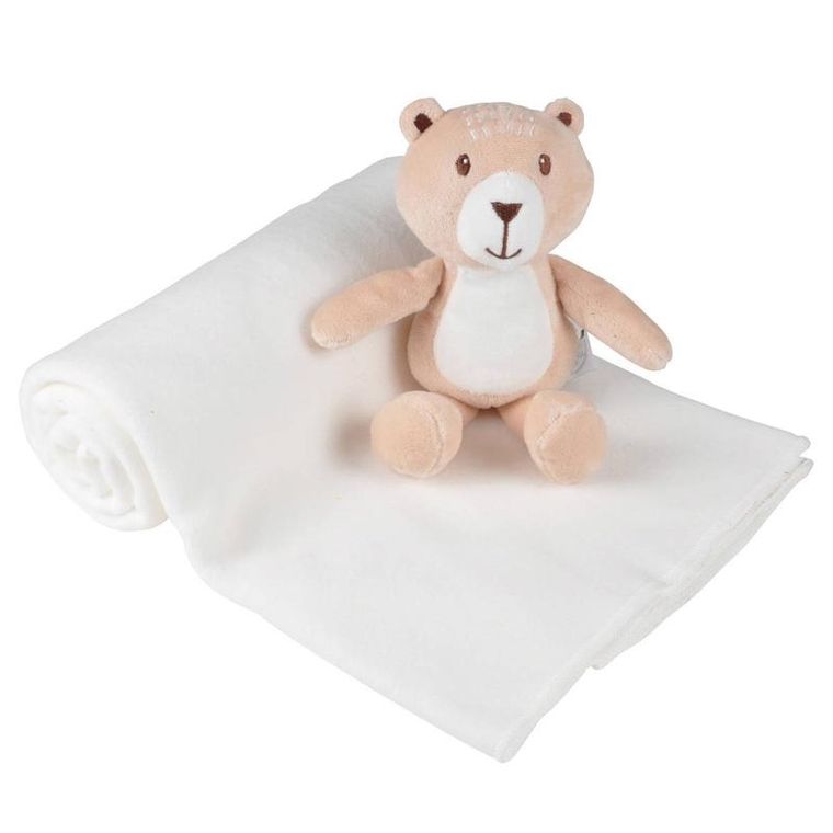 Douceur d'intérieur, Essentiel, kocyk bawełniany z maskotką