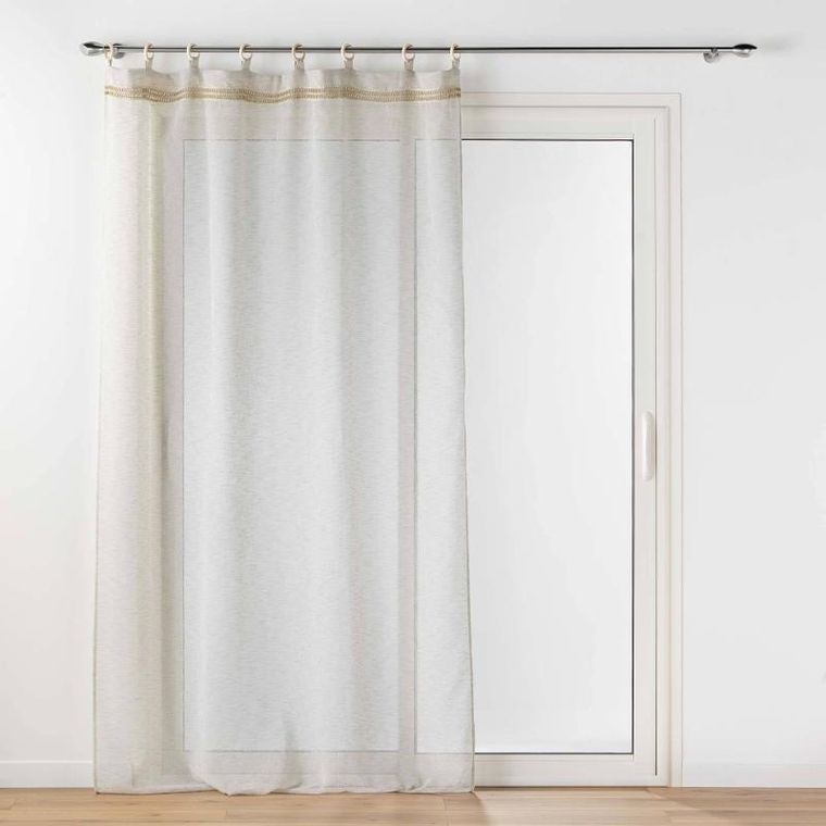 Douceur d'intérieur, firana na drewnianych kółkach, Mileo, 140-240 cm