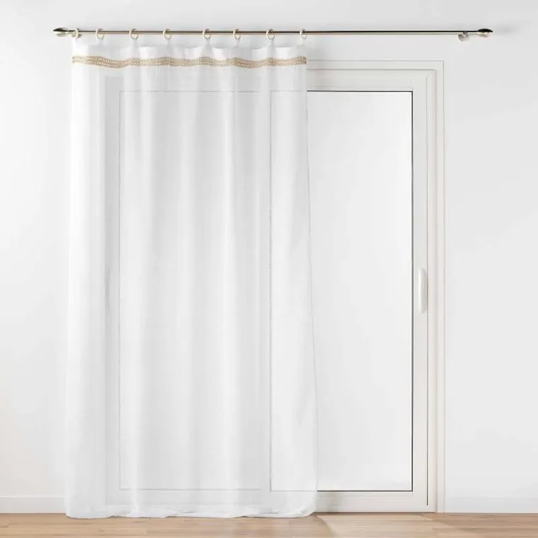 Douceur d'intérieur, firana na drewnianych kółkach, Mileo, 140-240 cm