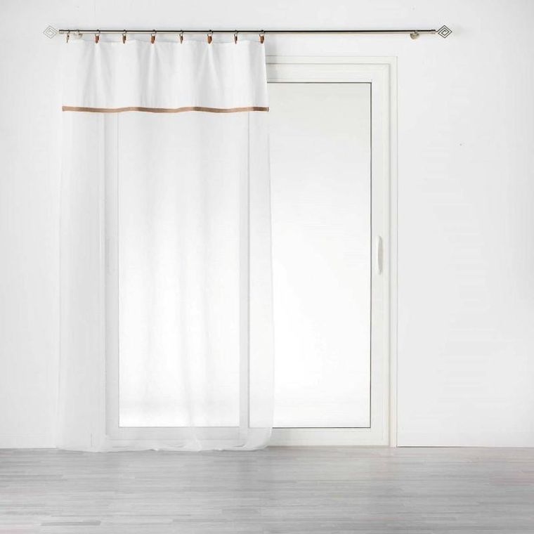 Douceur d'intérieur, firanka do salonu na przelotkach, Leana, woal, 140-240 cm