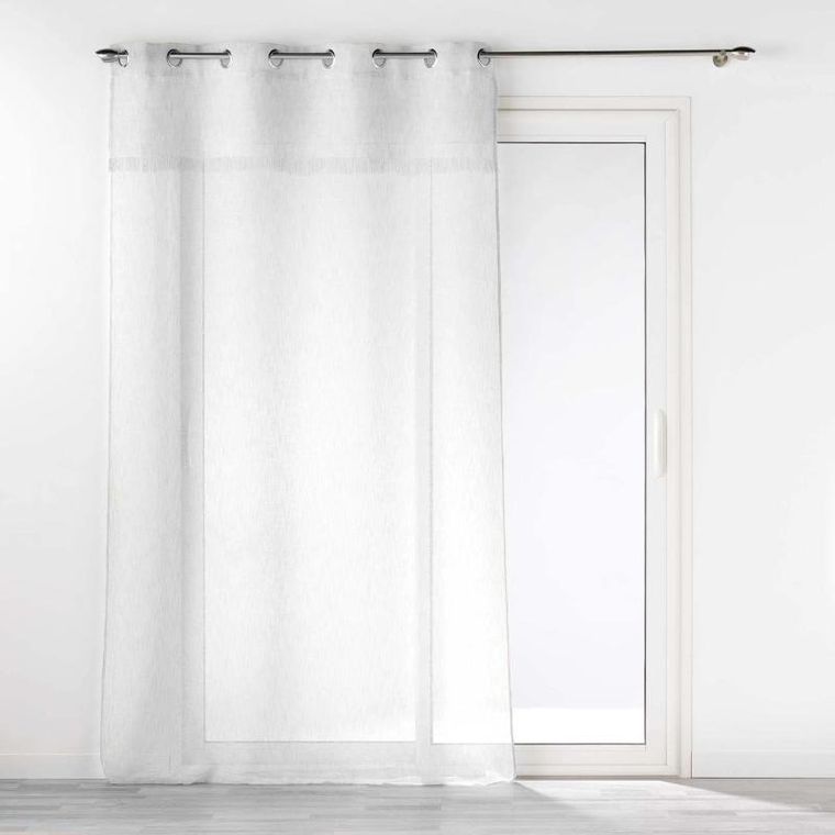 Douceur d'intérieur, firanka na przelotkach z frędzlami, Eleania, 140-240 cm