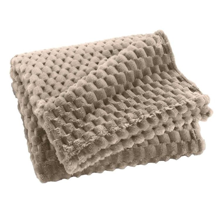 Douceur D'intérieur, Frosty, narzuta flanelowa, 125-150 cm