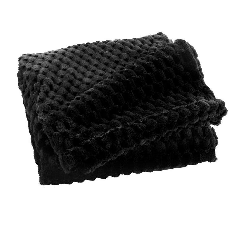 Douceur D'intérieur, Frosty, narzuta flanelowa, 125-150 cm