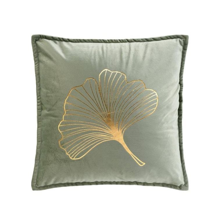 Douceur D'intérieur, Glama, poduszka ozdobna z aksamitnego materiału, 45-45 cm