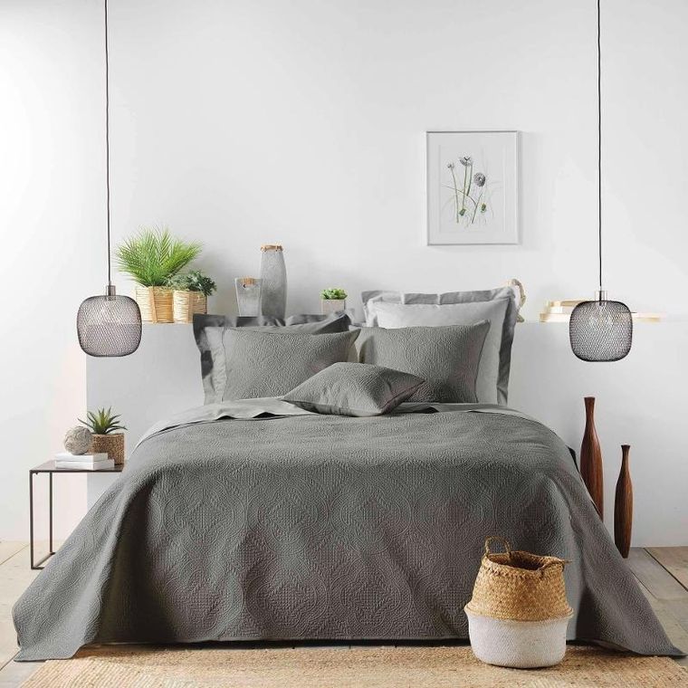 Douceur d'intérieur, gruba narzuta na łóżko, Colombine, 220-240 cm