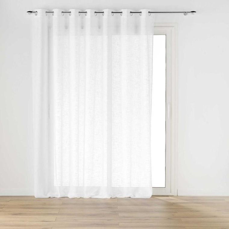 Douceur D'intérieur, Haltona, firana na przelotkach, efekt lnu, 240-240 cm