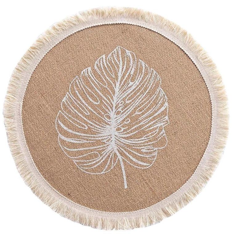 Douceur d'intérieur, jutowa podkładka pod talerz, Mogador, Ø 38 cm