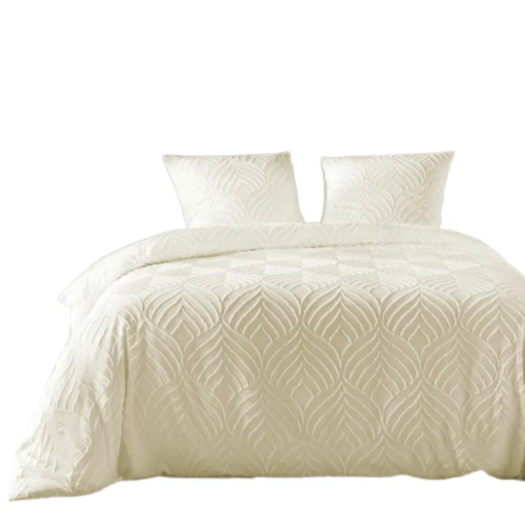 Douceur D'intérieur, komplet pościeli z tuftowanym wzorem, Heltie, 240-220 cm