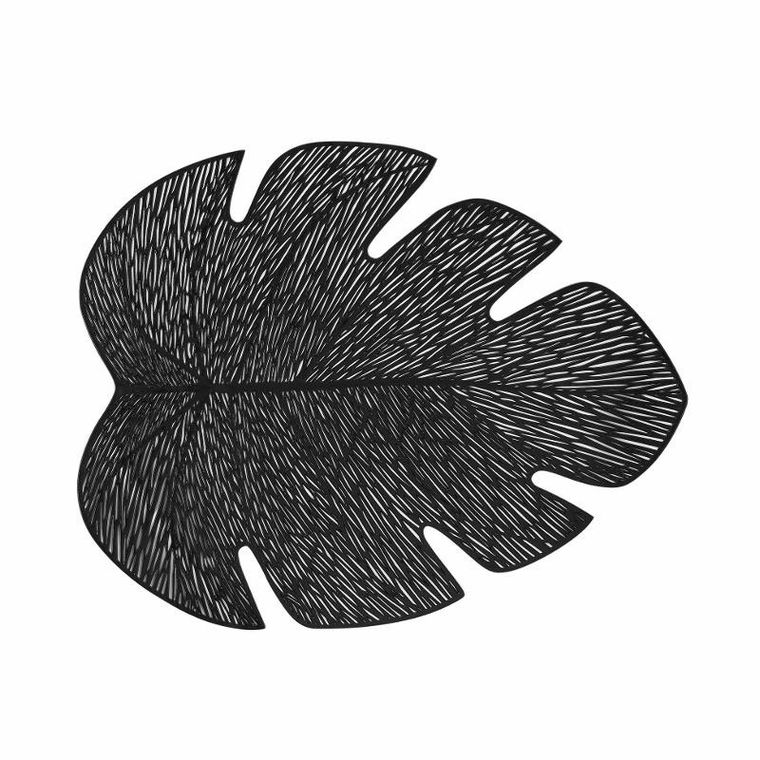 Douceur D'intérieur, mata na stół w kształcie liścia, 36-46 cm