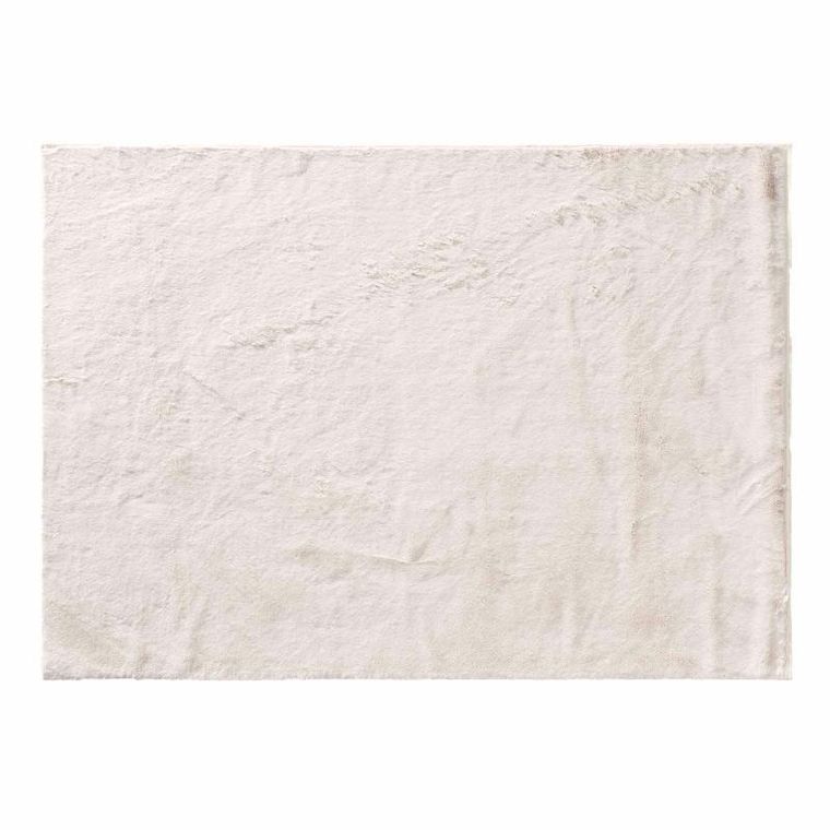 Douceur D'intérieur, miękki dywan ze sztucznego futra, beżowy, Feline