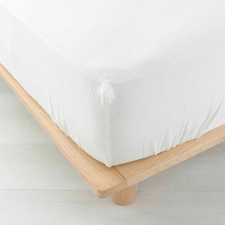 Douceur d'intérieur, muślinowe prześcieradło na gumce, Angelia, 160-200 cm