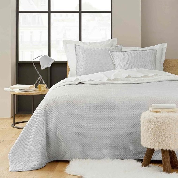 Douceur D'intérieur, Mylene, narzuta na łóżko i poszewki na poduszki, 220-240 cm