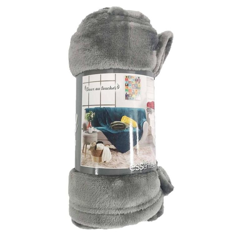 Douceur d'intérieur, narzuta flanelowa, Flanou, 125-150 cm