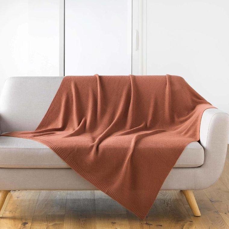 Douceur d'intérieur, narzuta, Tricotine, 125-150 cm