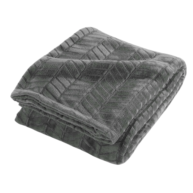 Douceur d'intérieur, narzuta z tłoczonym wzorem, Arya, 180-220 cm