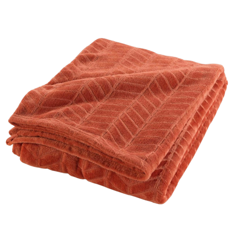 Douceur d'intérieur, narzuta z tłoczonym wzorem, Arya, 180-220 cm