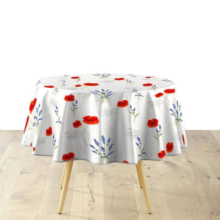 Douceur d'intérieur, obrus ceratowy, Sisteron, ø 160 cm