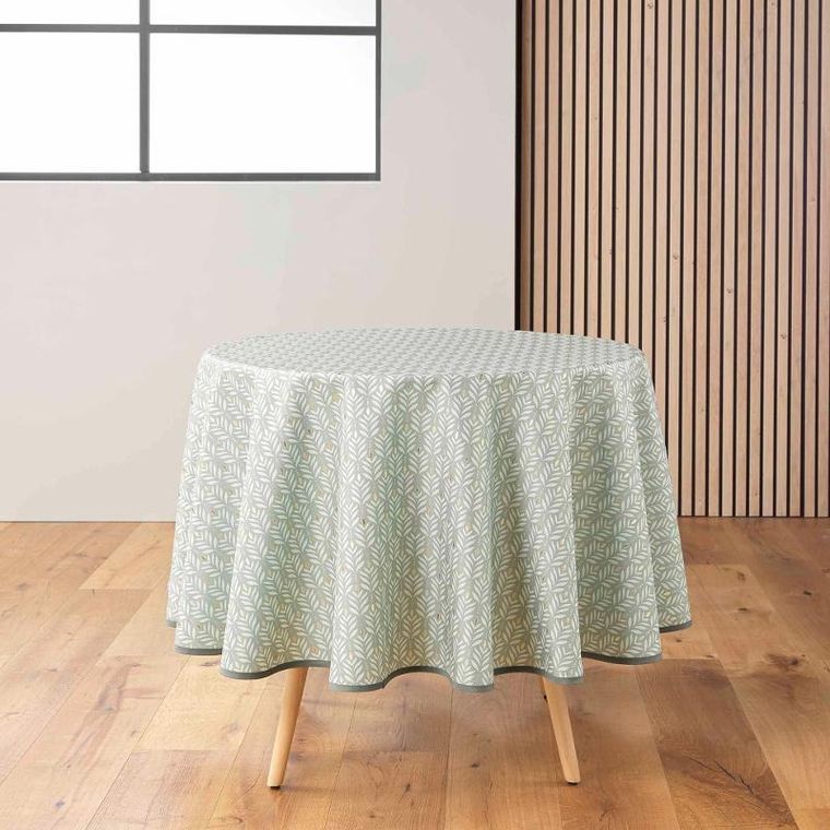 Douceur D'intérieur, obrus okrągły z błyszczącym wzorem, średnica 180 cm