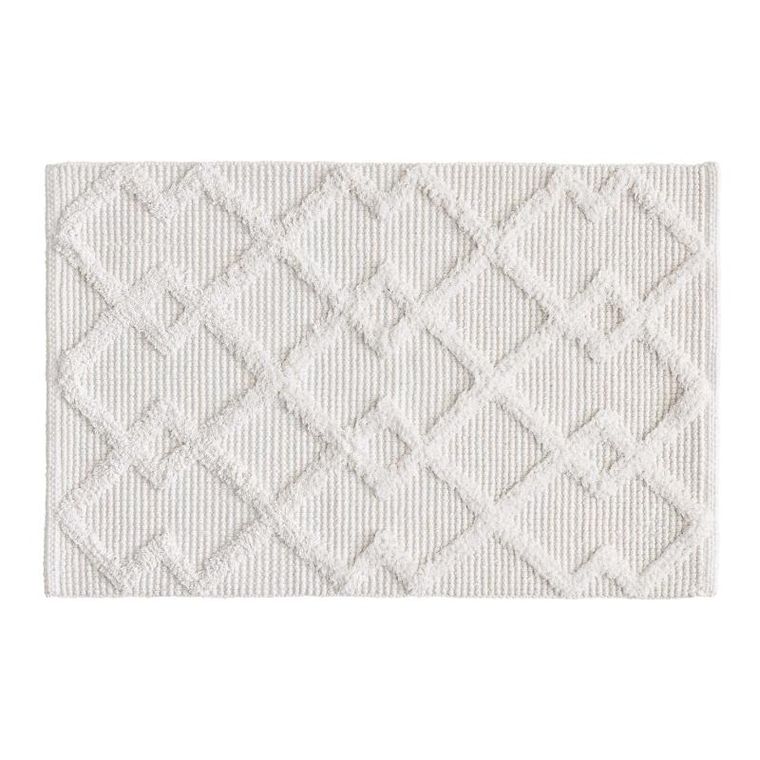 Douceur d'intérieur, Otis, dywanik łazienkowy, bawełniany, 50-80 cm