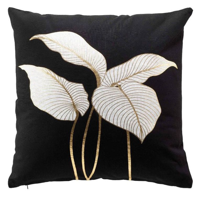 Douceur d'intérieur, ozdobna poduszka z bawełny, Jill, 45-45 cm