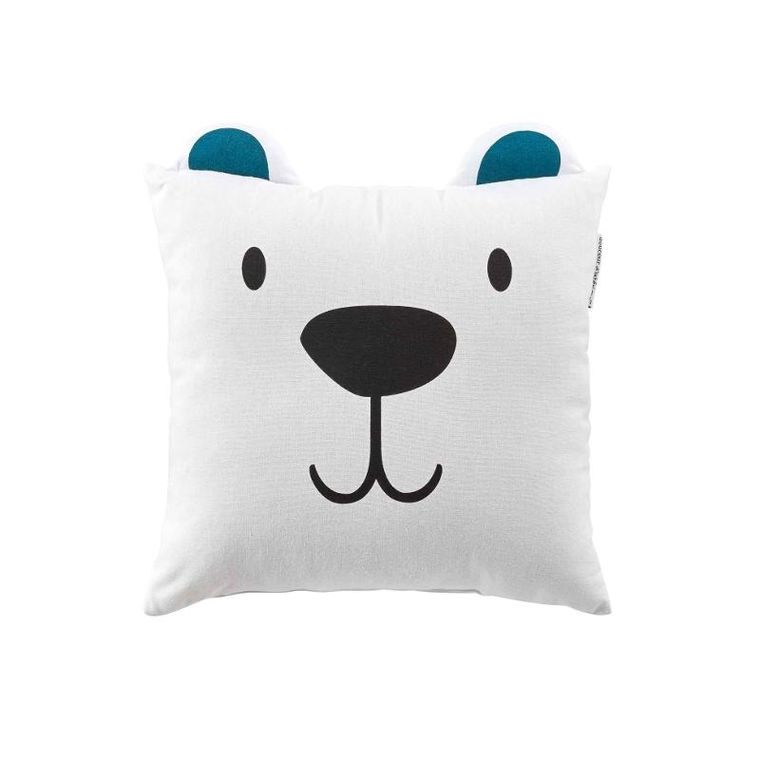 Douceur d'intérieur, ozdobna poduszka z uszkami, Etoiline, 40-40 cm