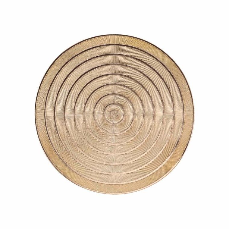 Douceur D'intérieur, podkładka na stół, metaliczna, średnica 40 cm