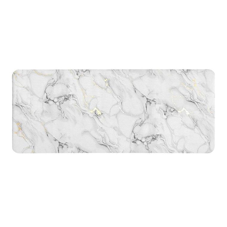 Douceur D'intérieur, podłużna mata łazienkowa ze wzorem, 50-120 cm