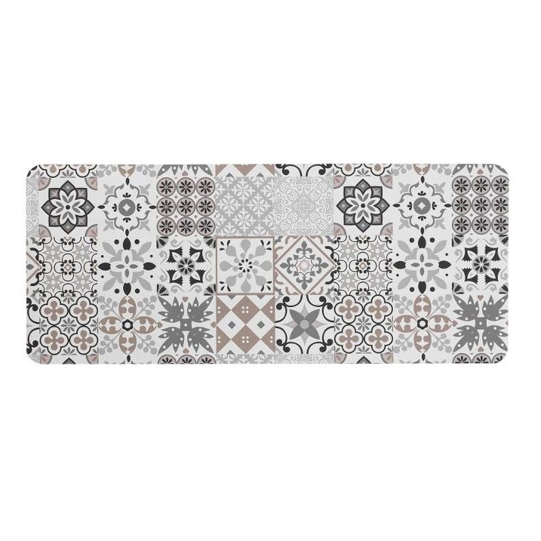 Douceur D'intérieur, podłużna mata łazienkowa ze wzorem, 50-120 cm