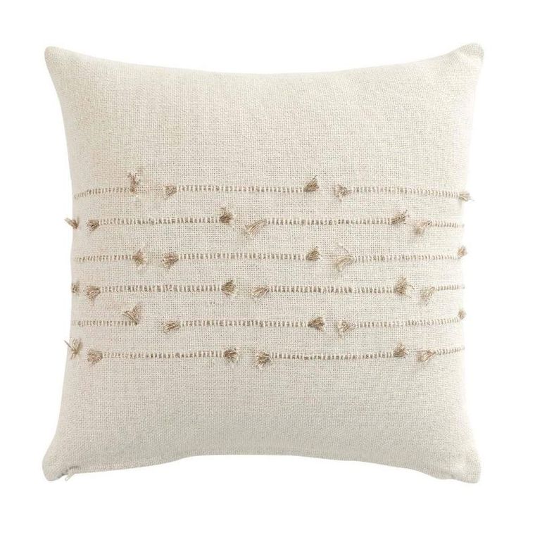 Douceur d'intérieur, poduszka dekoracyjna bawełniana, golden sunset, 40-40 cm