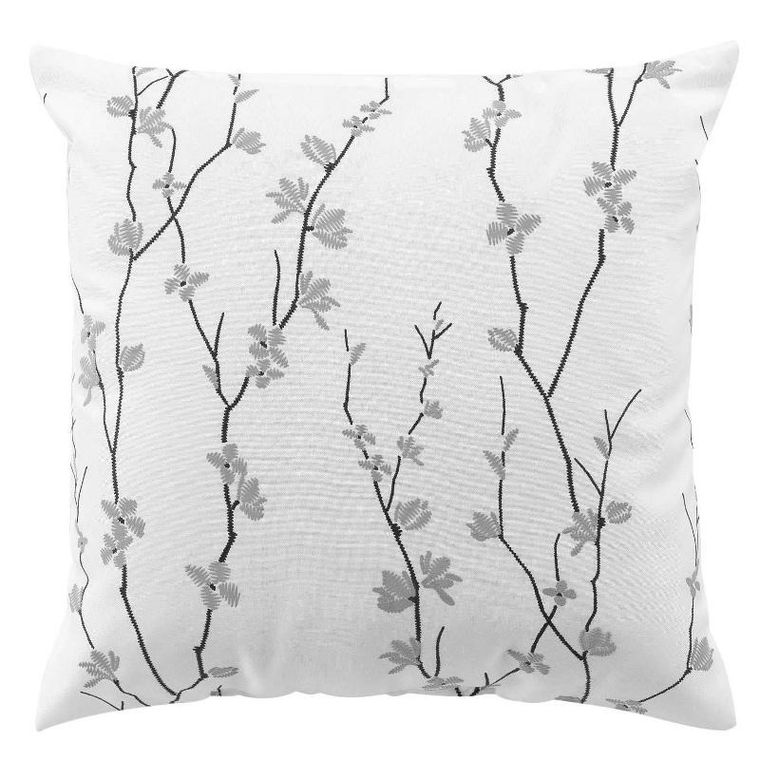 Douceur d'intérieur, poduszka dekoracyjna, Sakura, gałązka wiśni, 45-45 cm