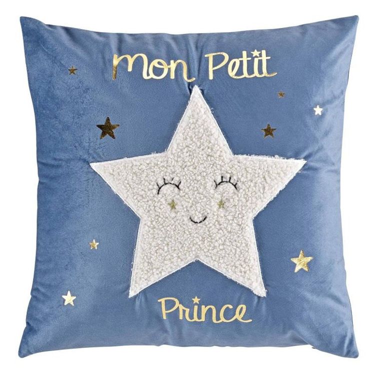 Douceur d'intérieur, poduszka dziecięca, welwetowa, 40-40 cm